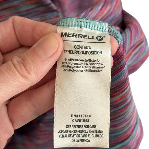 Merrell Select Wick Funnel Neck Pullover Pink Womens Tunic Pink Size Large - Picture 4 of 7